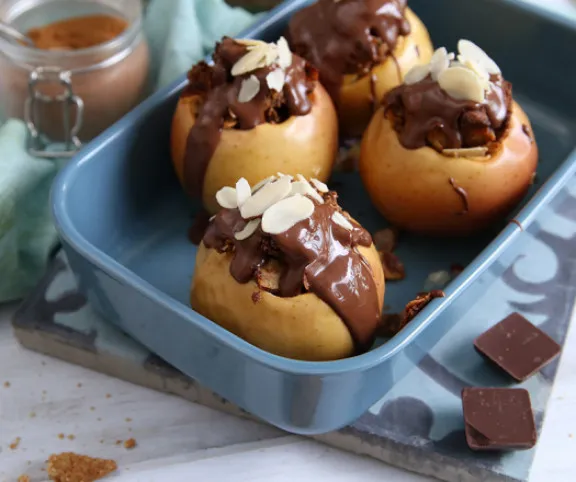 Töltött sült alma mentesen recept