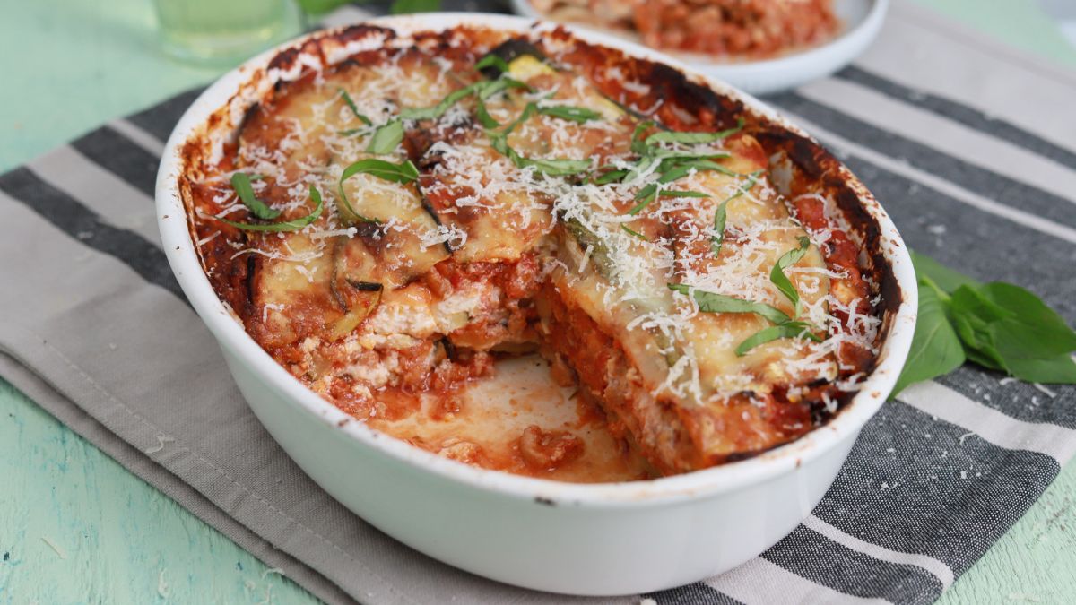 Cukkinis lasagne