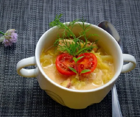 Zöldfűszeres lucskos káposzta recept