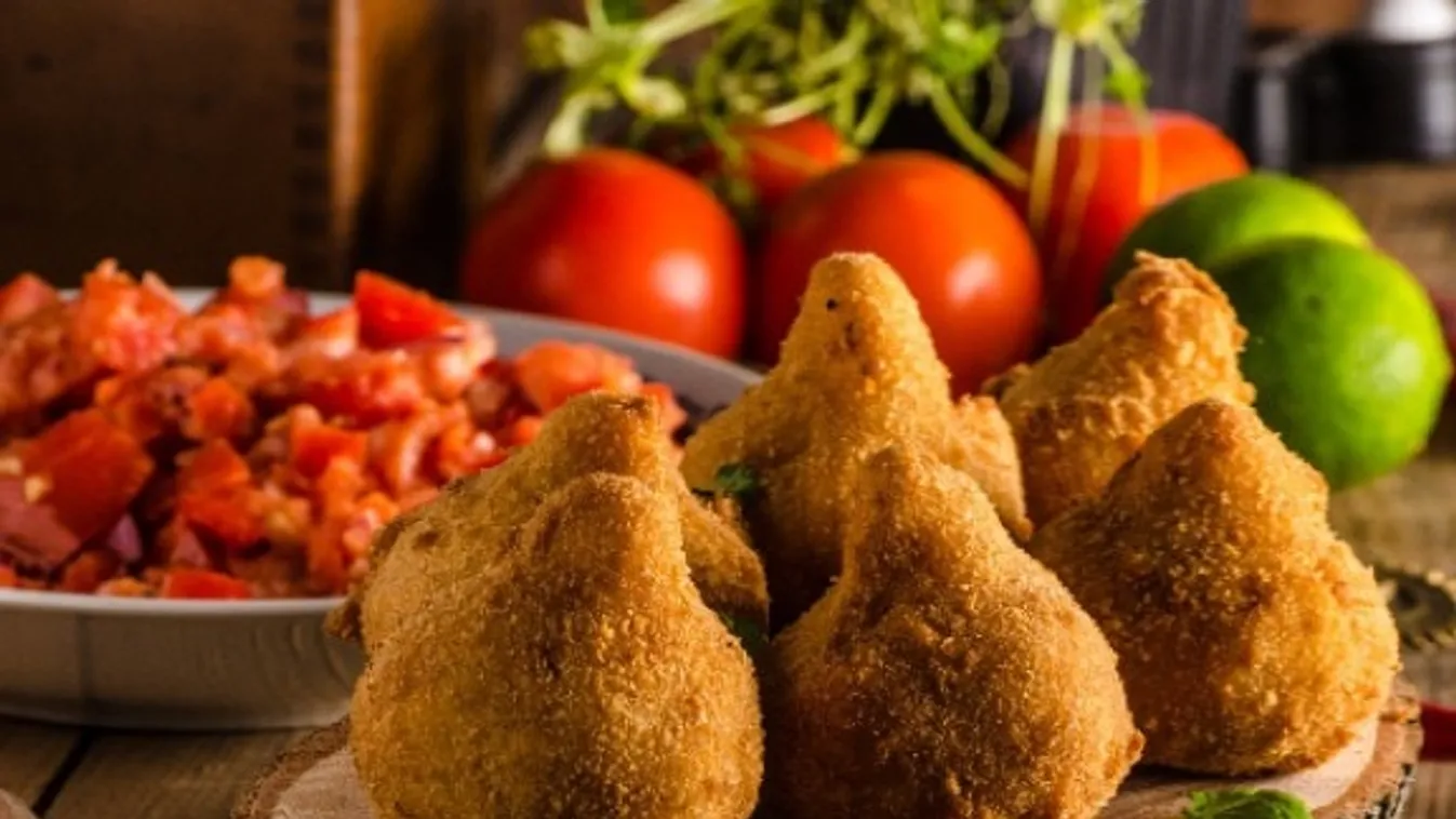 Brazil csirkekrokett (Coxinha)