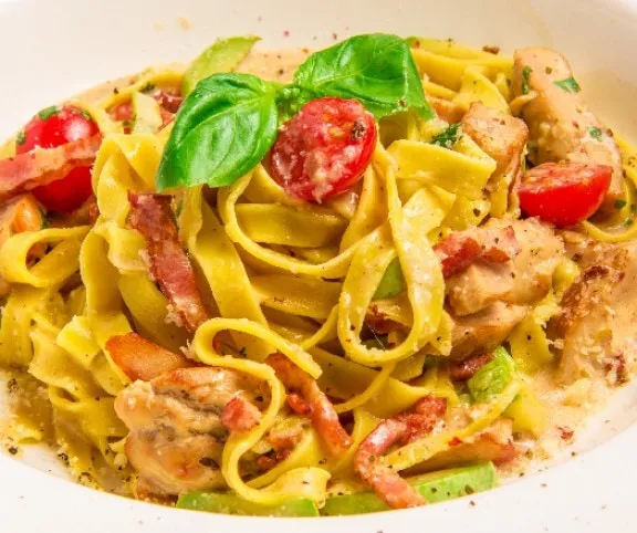 Tagliatelle nyúlraguval recept