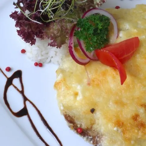 Rakott sajtos hús recept