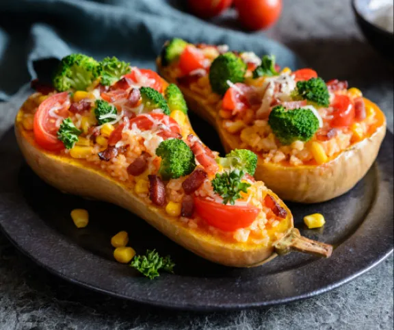 Sajtos töltött sütőtök recept
