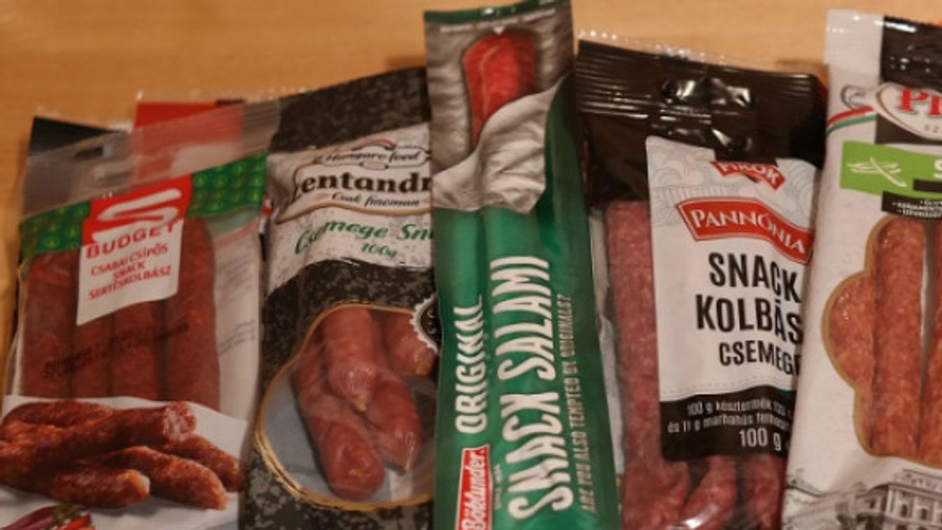 Teszteltük a snack kolbászokat