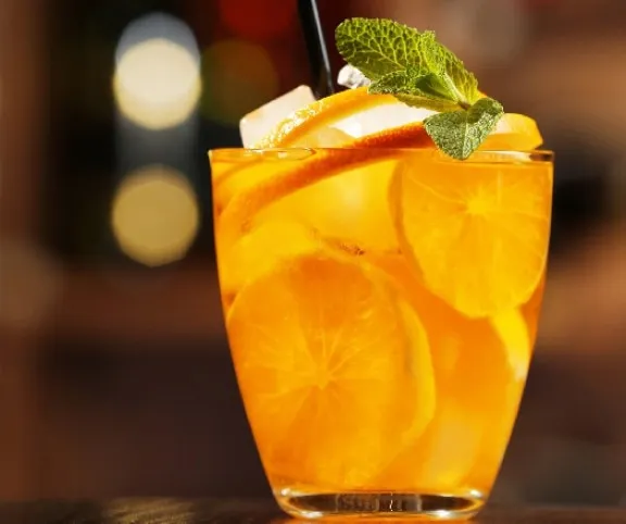 Narancsos jeges tea recept