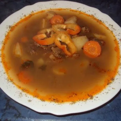 Birkagulyás recept