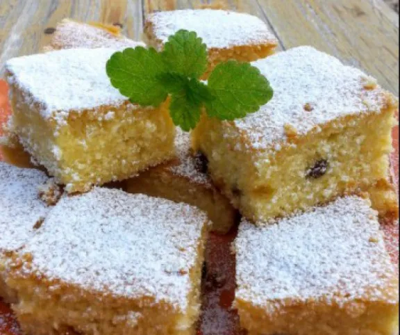 Túrókocka mazsolával recept