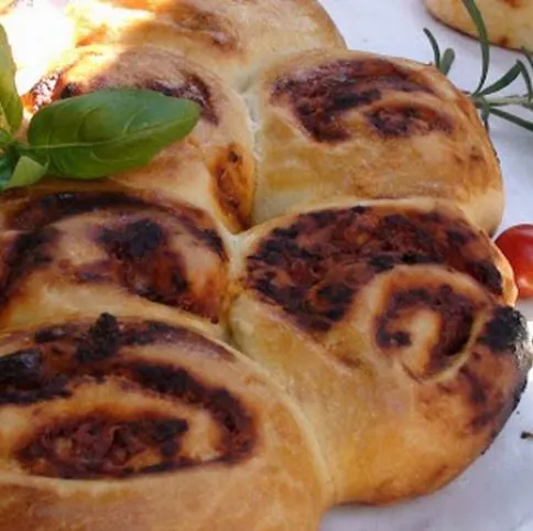 Pizzás csigák recept