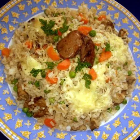 Csirkemájas rizottó IV. Recept képpel | Mindmegette.hu