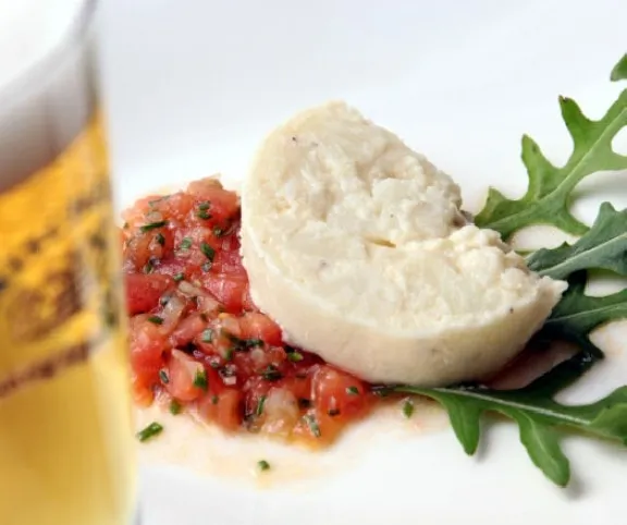 Karfiolparfé paradicsomos vinaigrette-tel recept