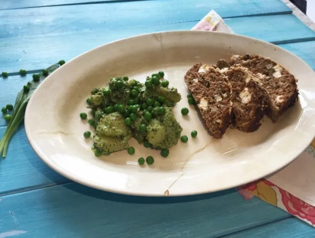 Egyben sült fasírt cukkinivel és fetával recept