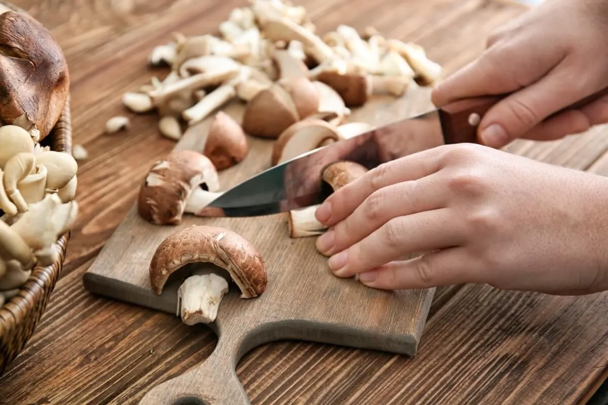 A gomba nehezen emészthető, ezért vágjuk apróra / Fotó: Shutterstock