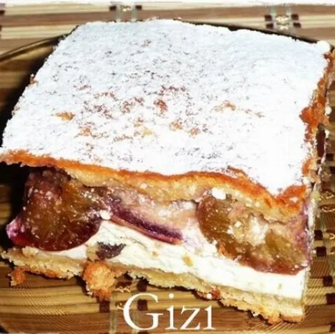 Túrós-szilvás pite recept