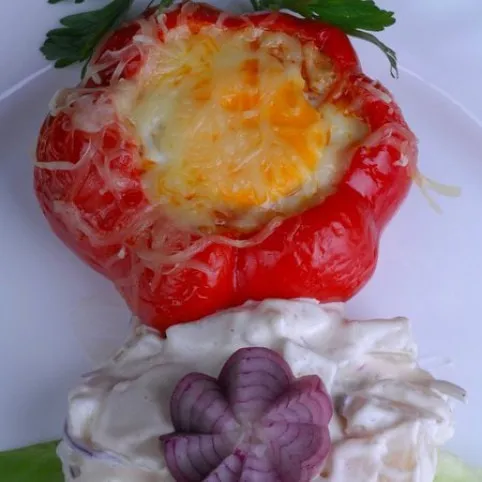Töltött pritaminpaprika recept