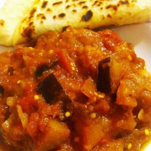 Fűszeres paradicsomos padlizsán recept