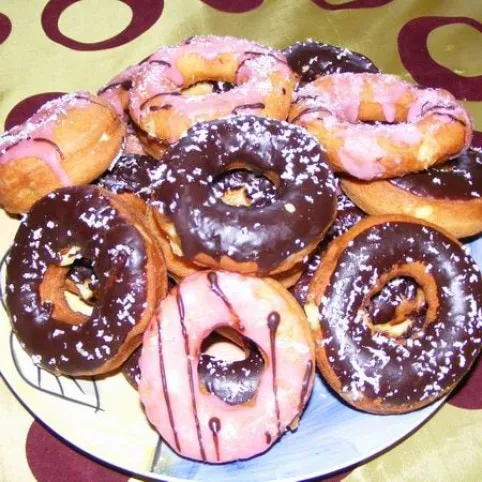 Csokis-cukormázas amerikai fánk recept