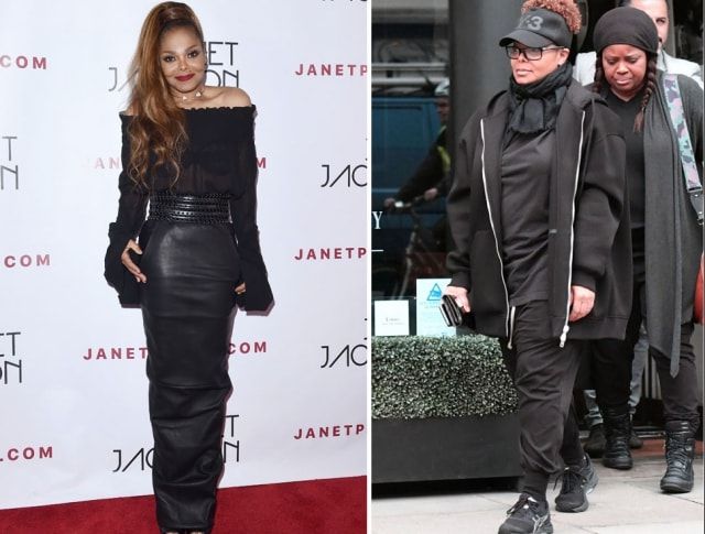 Janet Jackson két héttel ezelőtt és idén májusban