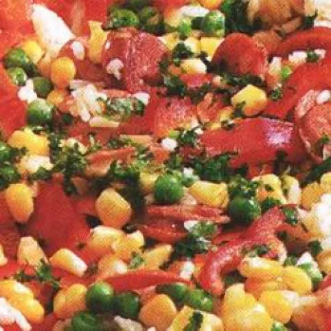 Kapros-kukoricás lecsó recept