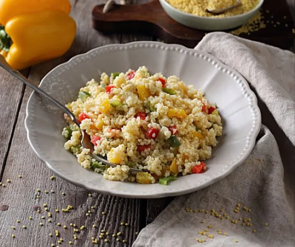 Paprikás kölesrizottó recept