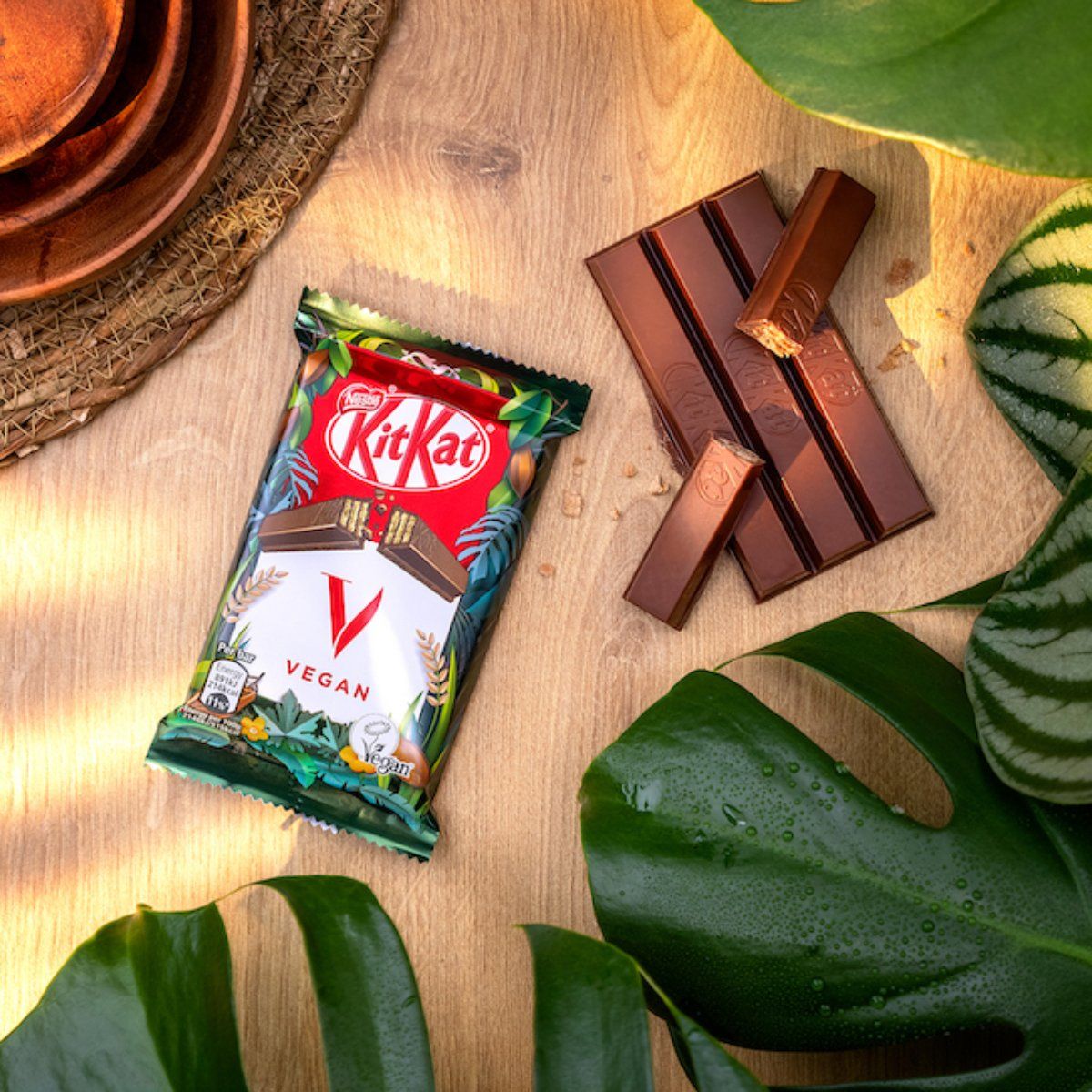 A vegán KitKat receptjében a tejet rizs alapú alternatíva váltja fel.