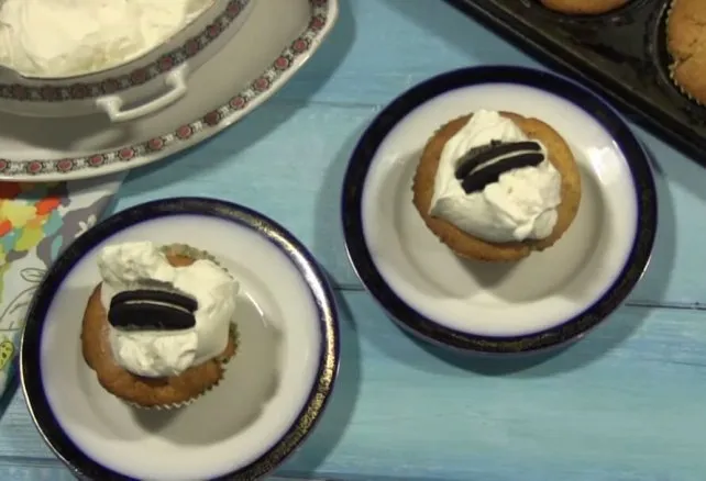 Oreós muffin egyszerűen recept
