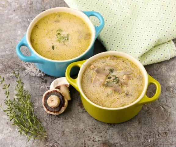 Vörösboros gombakrémleves recept