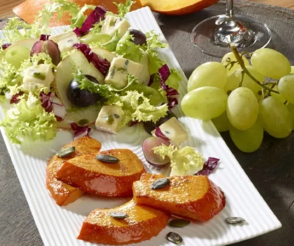 Sütőtökös vincellér saláta recept