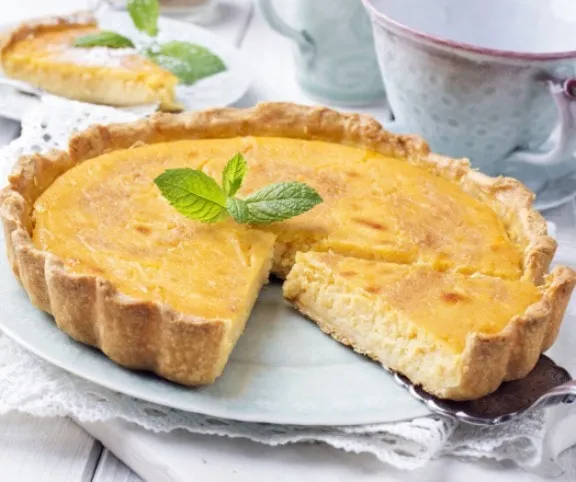 Francia citromtorta (Tart au citron) recept