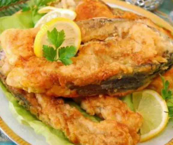 Rántott ponty  recept