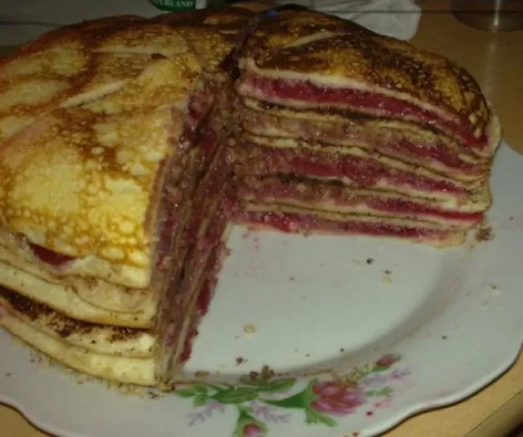 Zserbós rakott palacsinta recept
