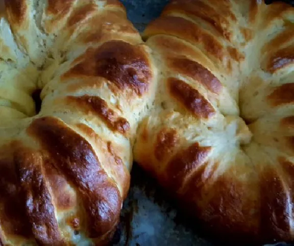 Töltött sós és édes kalács 1 tésztából recept