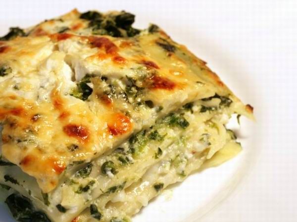 A spenótos-ricottás lasagne is nagyon népszerű mindenhol