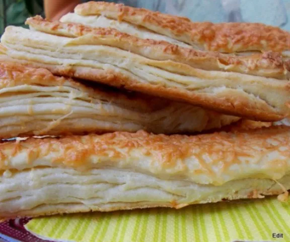 Leveles sajtos rúd házilag recept