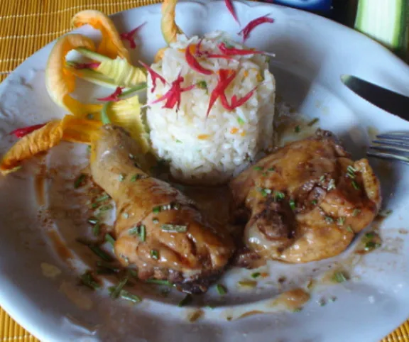 Sült csirke rozmaringos mártásban recept