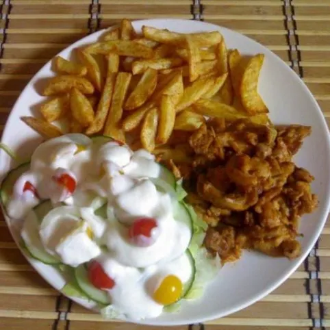 Gyros háziasan recept