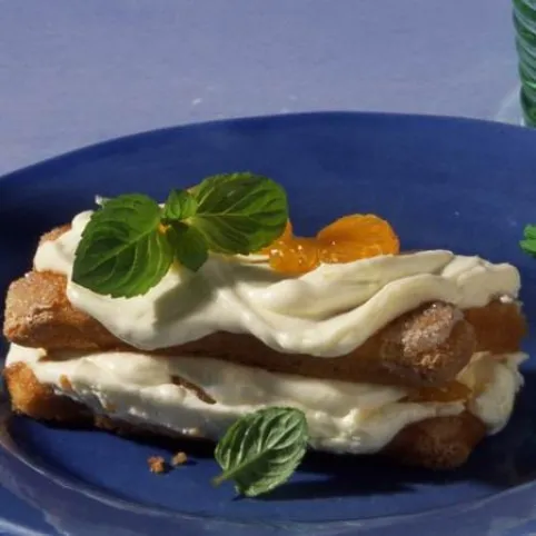 Mandarinos-túrós tiramisu recept