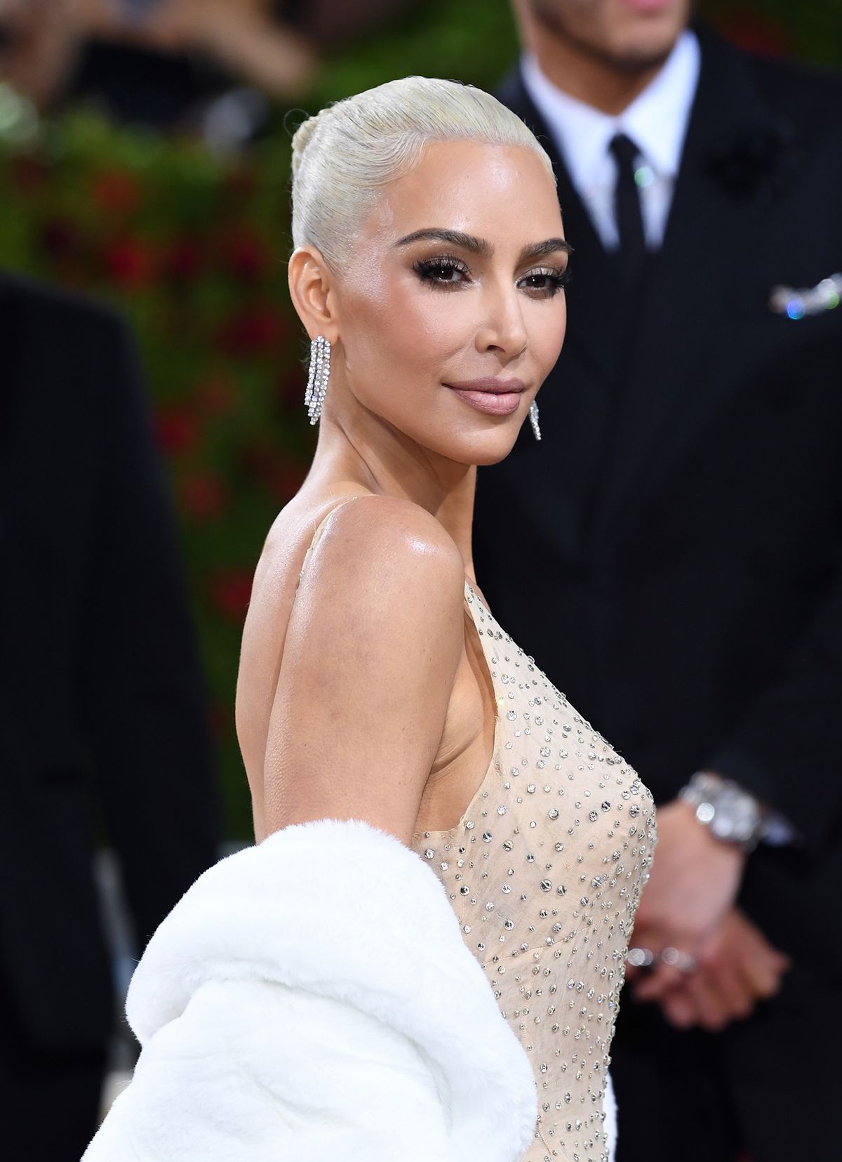 Kim Kardashian a Met-gálán Marilyn Monre ruhájában (Fotó: Northfoto)