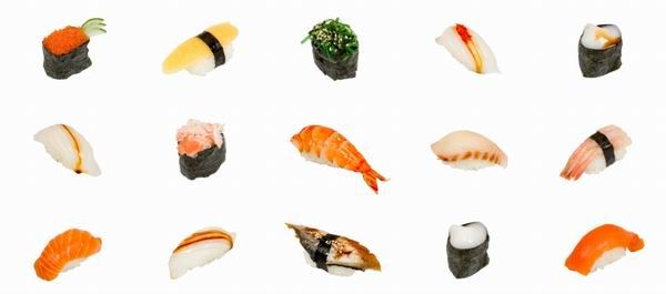 Színes és szép falatok, ilyen a sushi!