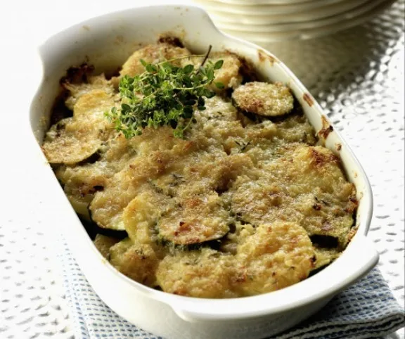 Cukkinis rakott krumpli recept