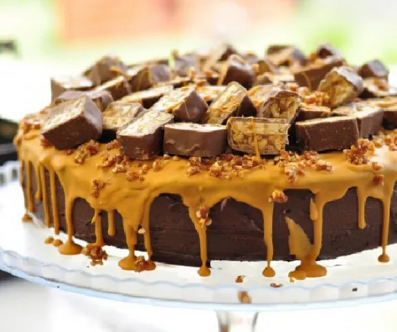 Snickers torta recept