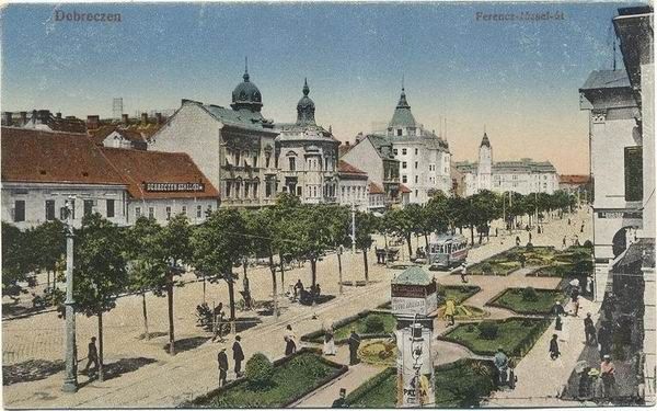 Debrecen, Piac utca, XIX. század