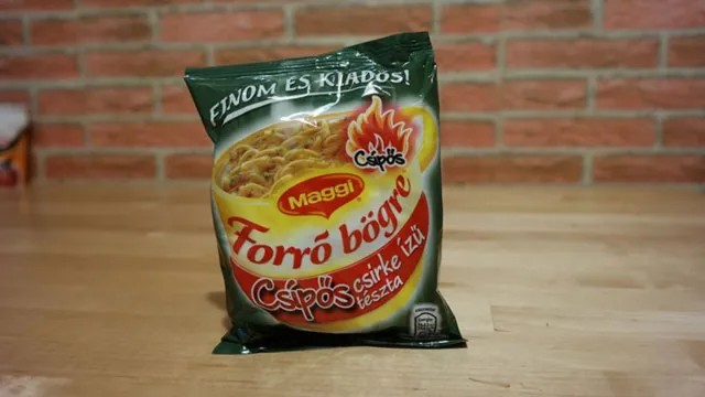 Maggi – Csípős csirke ízű tészta