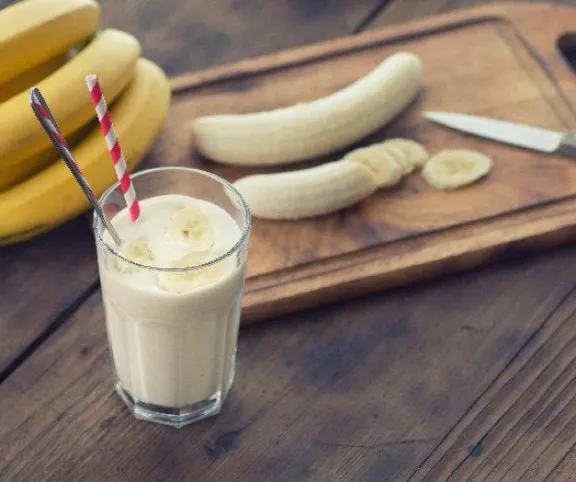 Banánturmix recept