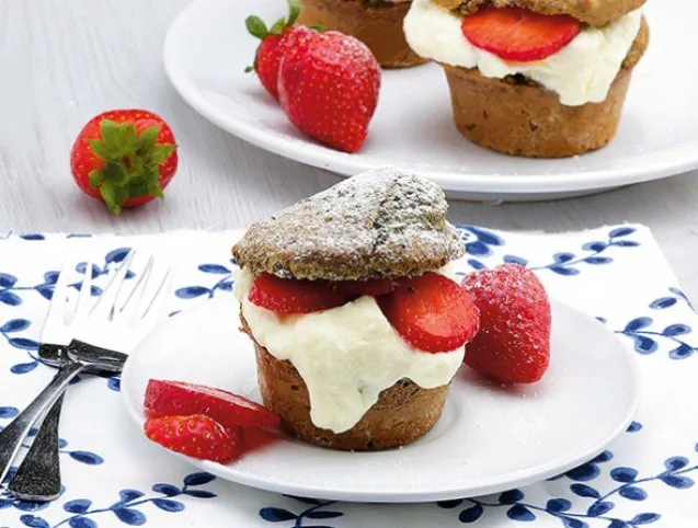 Tejszínnel töltött mákos muffin recept