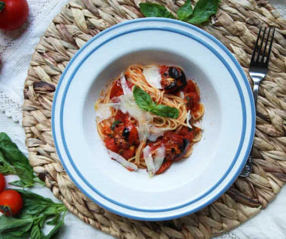 Paradicsomos spagetti recept