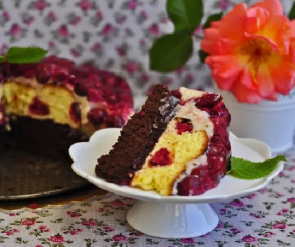 Meggyes-gesztenyés torta recept