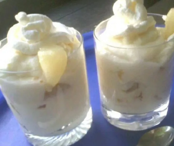 Tejszínes ananászkrém recept