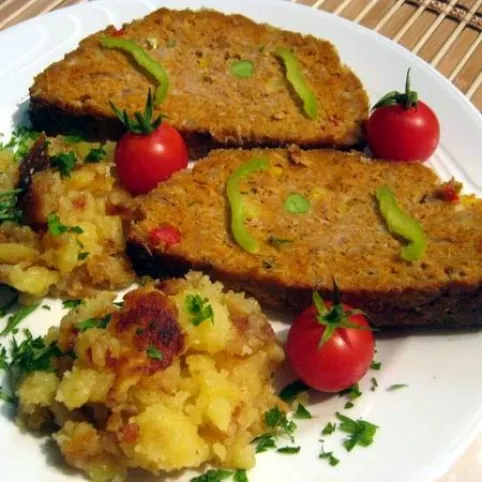 Egyben sült zöldséges fasírt recept