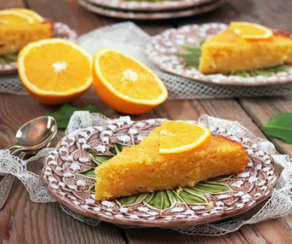 Narancsos-mandulás polentatorta recept