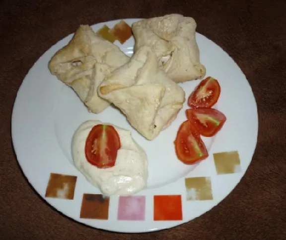 Sonkás-sajtos párnácska recept